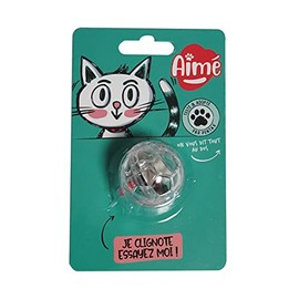 Aime Cat Toy Lighted Ball Interactive and Illuminated Toy for Cats