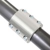 HECASA Split Collar Tube Clamp Compatible with 1-3/4 Inch OD