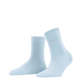 FALKE Women's Fine Softness 50 Denier Socks Breathable Quick-Drying Sustainable Material Half Opaque Tear-Resistant Durable Soft Comfort Waistband Pressure-free Toe 1 Pair, Blue Light Blue 6594