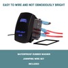 Xislet LED Light Bar & Rear Light Rocker Switches 5Pin
