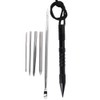 Bracelets Parachute Cord Knitting Needles Spike Kit Aluminum DIY Weaving