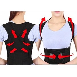 Crepuscolo Fix Grab. Back Posture Correction Belt Correction Belt Posture Correction Belt Posture Support, Neck Protection for Women Kids , , , blk,