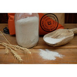 Fairhaven Mill Premium Rye Flour - High Soluble Fiber, Contains Gluten - Fine Ground - Ideal for Breads, Pretzels - 5 lbs Bag - 8512