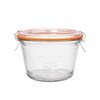 PYVYLO Glass Sourdough Starter Jar,11.8oz Wide Mouth Jars for Sourdough