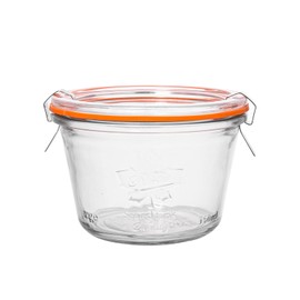 PYVYLO Glass Sourdough Starter Jar,11.8oz Wide Mouth Jars for Sourdough Starter,Airtight Food Storage Containers with Glass Lid for Dry Goods,Bread Baking Supplies