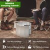 Hikenture Camp Stove Windshield Aluminium Windscreen Alloy Wind Screen, Lightweight