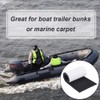 BENECREAT 98x11.8 Inch Self-Adhesive Felt Carpet, Black Felt Furniture Pads,