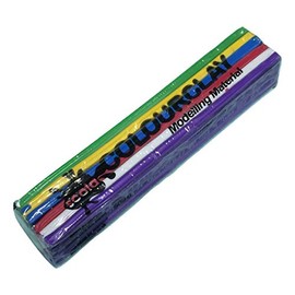 SCOLAQUIP Scola Colour Clay 500g Re-Usable Non Hardening Animation/Modelling Clay - (20 Rainbow) - More Colours (Click)