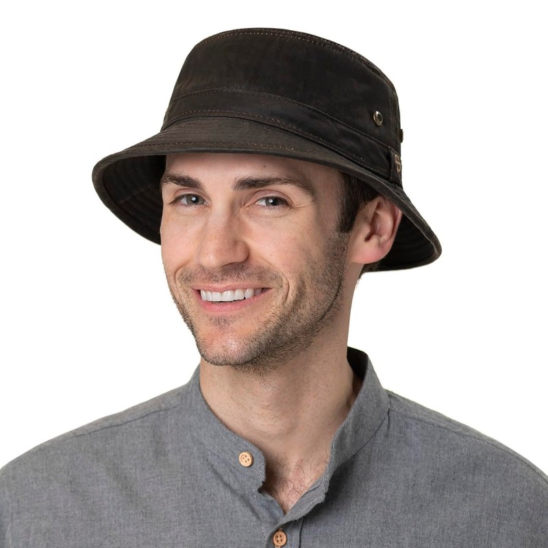 Stetson Drasco Cloth Hat crushable fishing (XL (60-61 cm) -