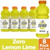 Gatorade Zero Sugar Thirst Quencher Sports Drinks, Lemon-Lime, 20 Ounce