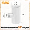 12 Pack Chicken Waterer PVC Tee Fittings - Fully Automatic