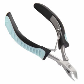 IVON 큐티클 트리머, 논슬립 전문 니퍼 스테인리스 스틸 커터 [Blue] IVON Cuticle Trimmer, Non-Slip Professional Nipper Stainless Steel Cutter [Blue]
