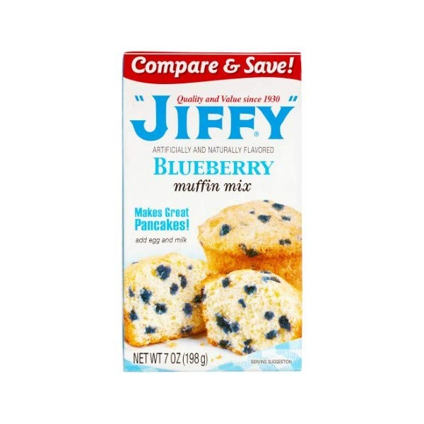 Jiffy Blueberry Muffin Mix (Pack of 4)