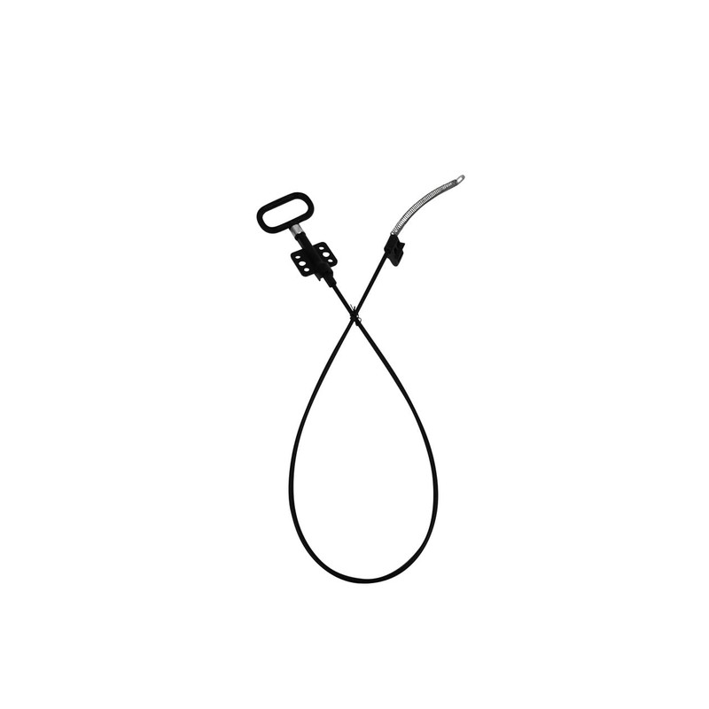 FR D-Ring Recliner Handle Cable, O-Ring tip, 4.33" Exposed Wire,