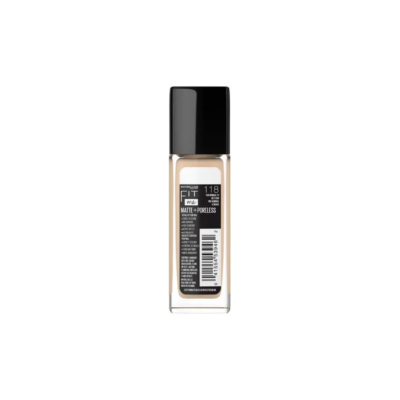 Base Maquillaje Lquida Fit Me Matte control brillo 16h 30ML