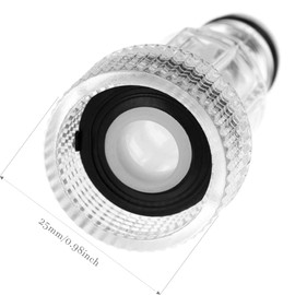Pressure Washer Gun Adapter Plastic Machine Water Filter Pressure Washer Hose Tap Connector Washer Inlet Filter 3/4 Inch Connector (Set 1)