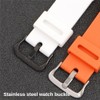 Tyogeephy Resin Rubber Replacement TPU Watch Band for Casio G-Shock