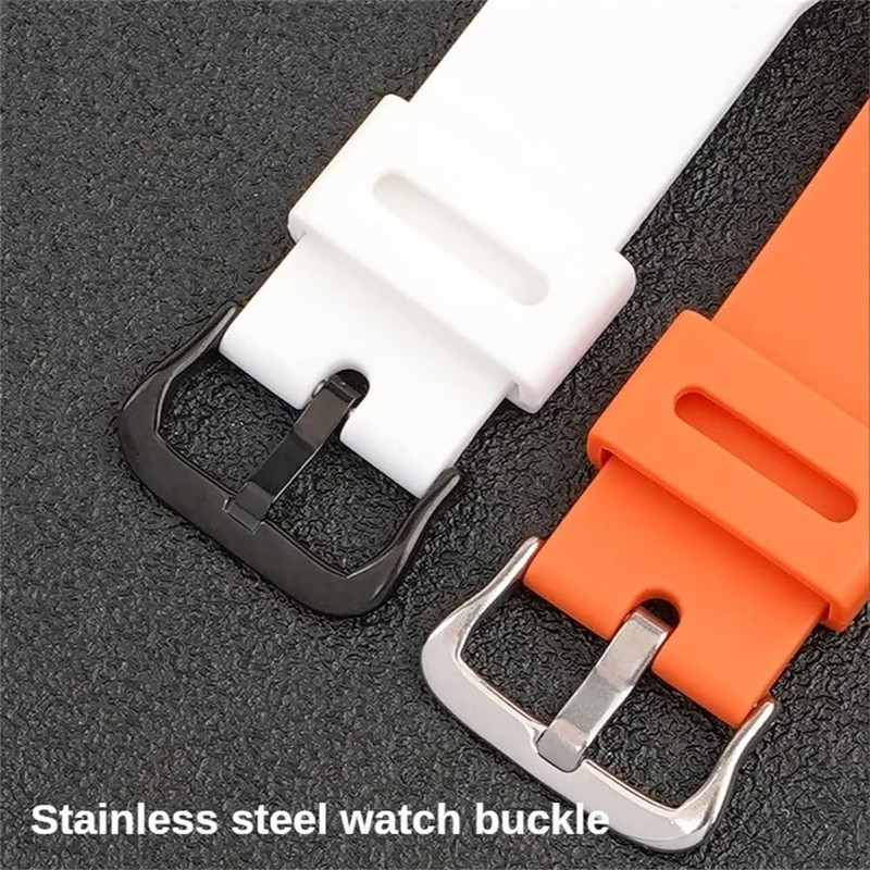 Tyogeephy Resin Rubber Replacement TPU Watch Band for Casio G-Shock