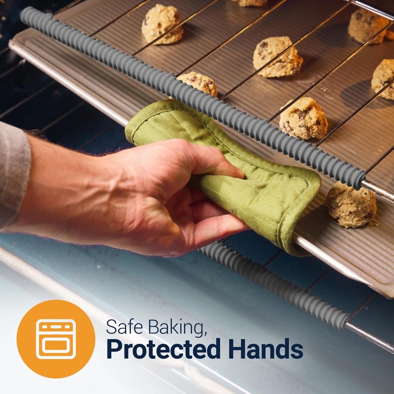 Silicone Oven Rack Shields by Linda’s Essentials (2 Pack) |