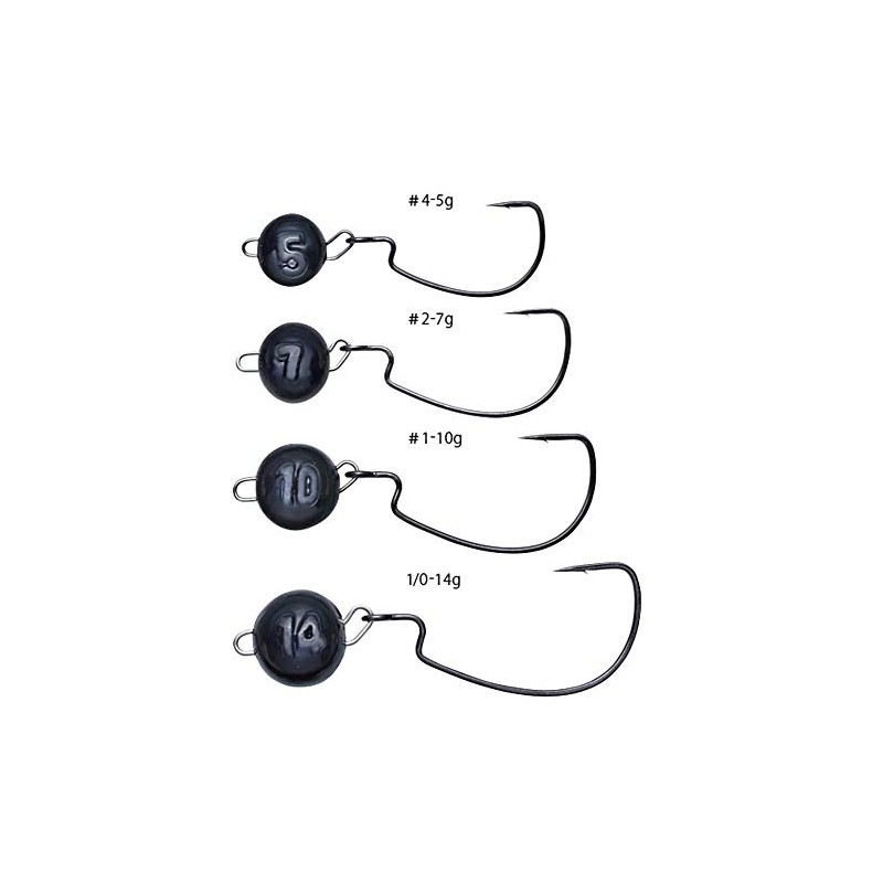 Gamakatsu Joint Knocker Offset Black #1-10G.