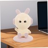 LALAFINA Bunny Shape Brush Storage Desk Organizer Rotating Pen Holder