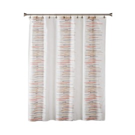 SKL Home by Saturday Knight Ltd. Mori Shower Curtain, Blush, 72.00" x 70.00"