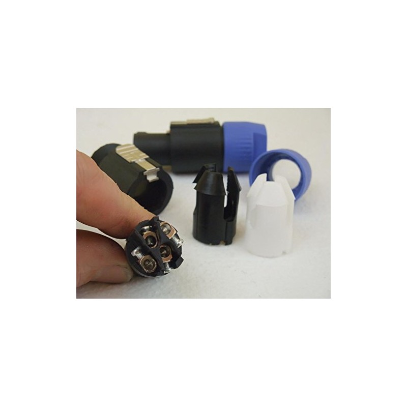 4x Adam Hall 7871 PA Speaker Plug 4-Pin Screwable Speaker