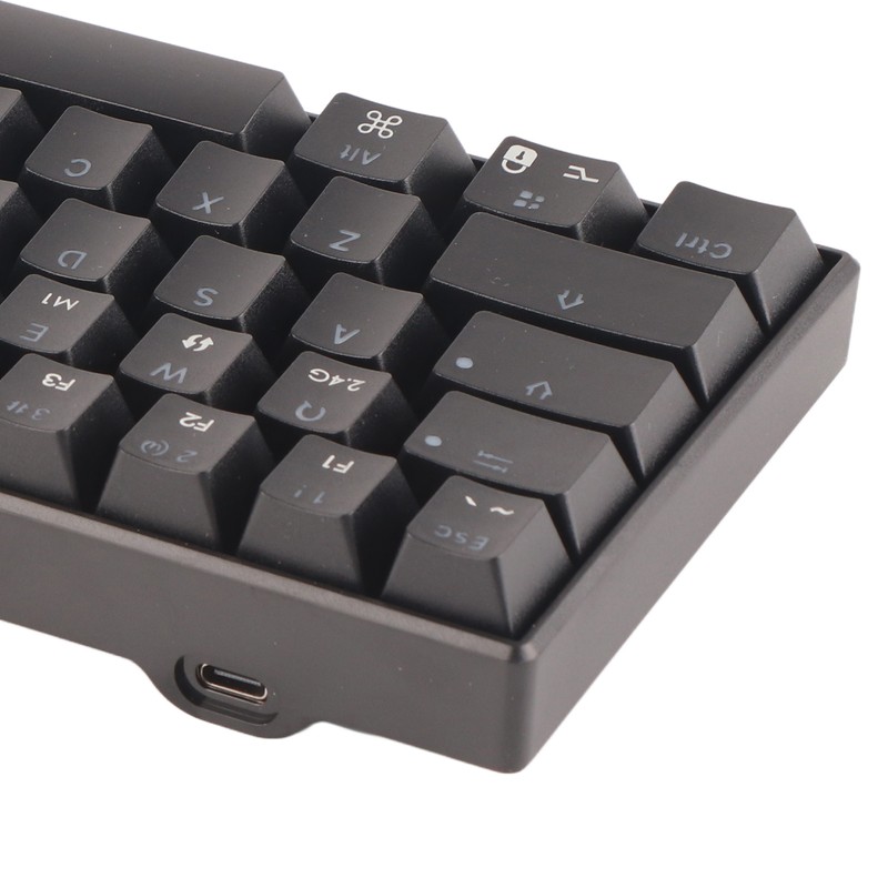 Mechanical Keyboard 61 Keys Three Modes Support Wireless Portable Ergonomic
