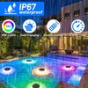 ivotow Pool Lights,Solar Rechargeable Floating,Pool Lights That Float with Remote