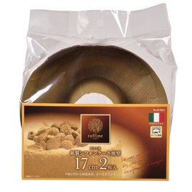 パール金属 ラフィネ 紙製 シフォン ケーキ 焼型 17cm 2枚入 D-6114