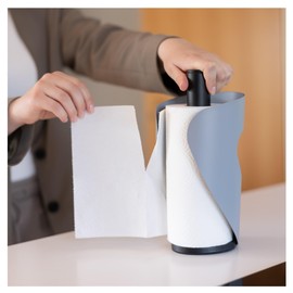 Steel-Function Pisa Kitchen Roll Holder Grey Practical and Stylish Kitchen Roll Holder Zewa Roll Holder is Ideal for Kitchen and Dining Room Paper Roll Holder in Scandinavian Design