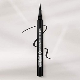 Pippa of London Midnight Artist Extra Fine Matte Penliner Liquid Eyeliner Black - Ultra-Fine Black Eye Liners for Women - Long-Lasting Waterproof Liquid Eyeliner - Intense Colour Smudge Proof Eyeliner