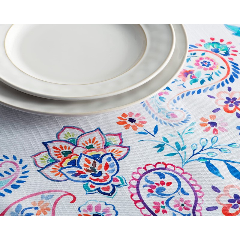 Maison d' Hermine Tablecloth 100% Cotton Table Cover Decorative Washable