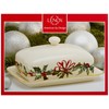 Lenox Winter Greetings Covered Butter,Ivory