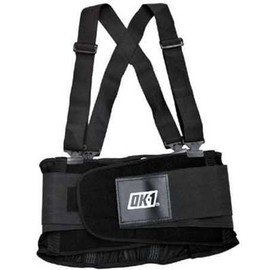 Back Support W/Suspenders, Contoured, 3XL