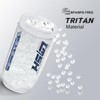 20 oz protein shaker bottle (white)
