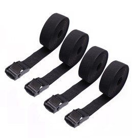 4PCS Tie Down Strap Cargo Straps with Fastening Buckle for Car Luggage（3M）
