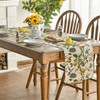 Artoid Mode Brown Lemon Tree Bird Flower Summer Table Runner,Spring