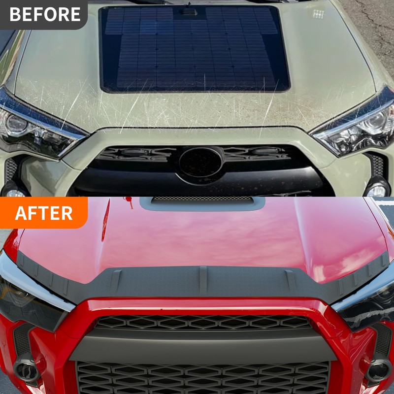 powoq Hood Deflector Compatible with 2010-2024 Toyota 4Runner Hood Protector