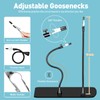 KUVRS Helping Hands Soldering Station, 10X Magnifying Glass with Light