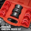 DNA MOTORING 14pcs Motorcycle Fork Seal Driver Set, Universal Fork