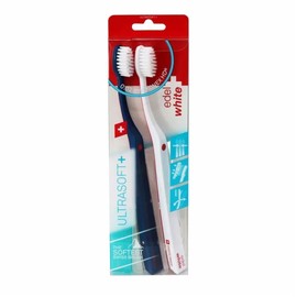Flosser Ultra-Soft Duo Swiss-Made Toothbrushes - 2 Pack