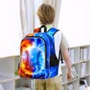 gxtvo 3PCS Boys Baseball Backpack, 17" Kids Bookbag with Lunch