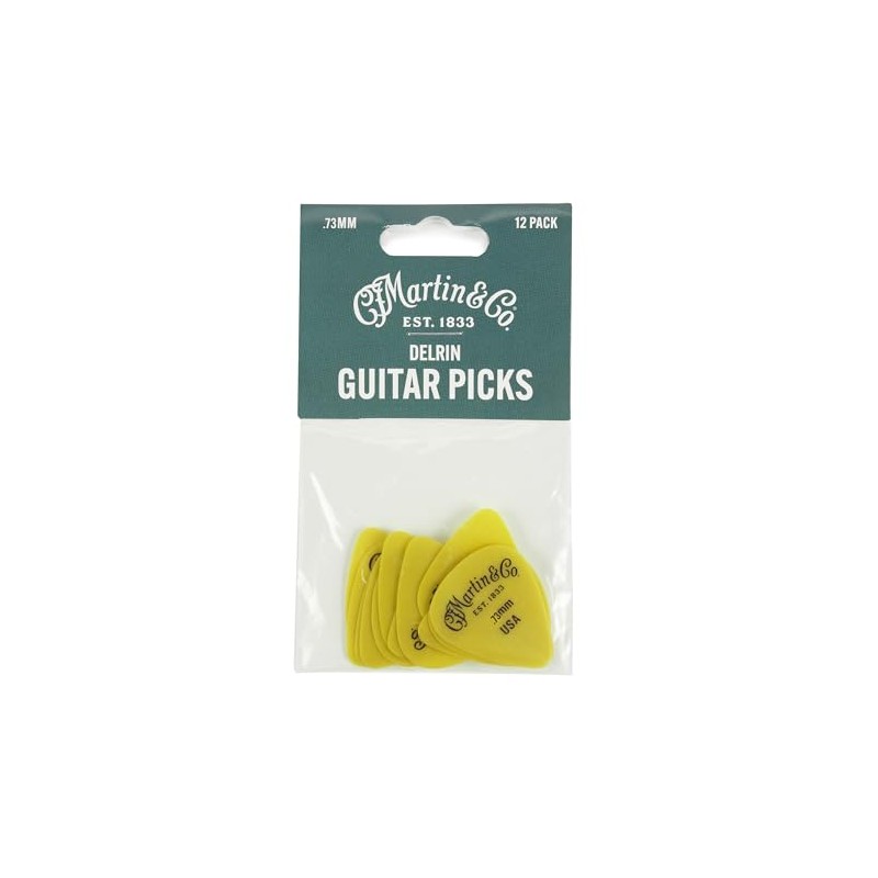 C.F. Martin Delrin Picks (Yellow, One Size)