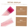 BIUDECO 250pcs Eyebrow Spoolie and Lash Brushes Soft Bristles Eyelash