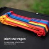 Cosswe Regenbogen Baustein Zelt Pfähle 20 cm Kunststoff Zelt Heringe