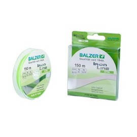 Balzer Iron Line 4-Way Braided Fishing Line Various Line Thicknesses (Chartreuse, 0.10 mm)