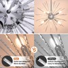 Sputnik Chandeliers - 42" Extra Large 6 Light Big Modern