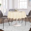 sancua Round Tablecloth - 80 Inch - Water Resistant Spill