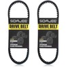 SOAJEE 2Pcs CVT Drive Belt for 50cc - 90cc 125cc